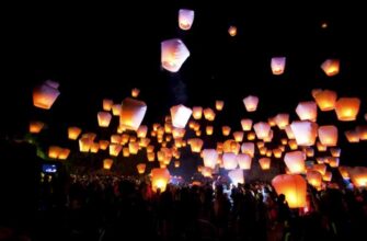 Запуск небесных фонариков - прекрасная свадебная традиция!