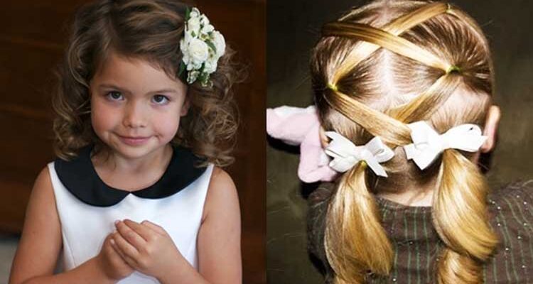 Детские прически дома