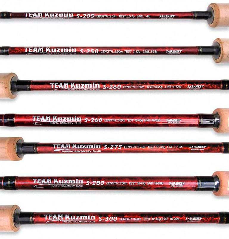 Виды удилища